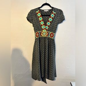 Anthropologie Coreylynn Calter silk dress size 10 ♥️